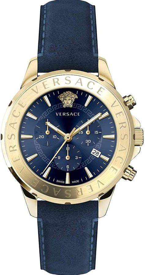 cheap versace watches for men|versace men's watch blue face.